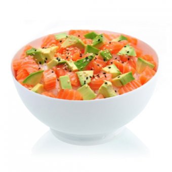 Chirashi tartare saumon