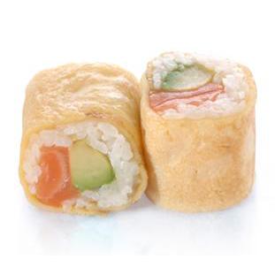 Egg rolls saumon avocat