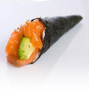 Temaki saumon avocat