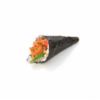 Temaki tartare saumon avocat