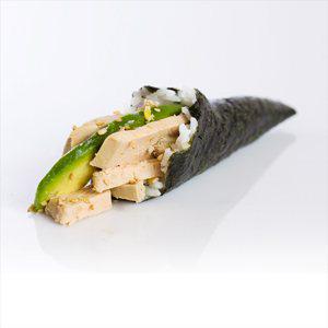 Temaki foie gras avocat figue